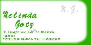 melinda gotz business card